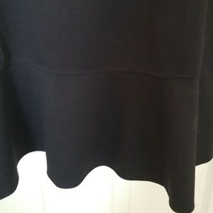 Lane Bryant Tops - LANE BRYANT NWOT BLACK PONTE KNIT PEPLUM TOP Lane Bryant Tops - LANE BRYANT NWOT BLACK PONTE KNIT PEPLUM TOP